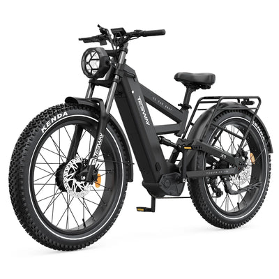Tesway X9 Ultra 60V Dual-Motor Electric Mountain Bike, 4000W Peak