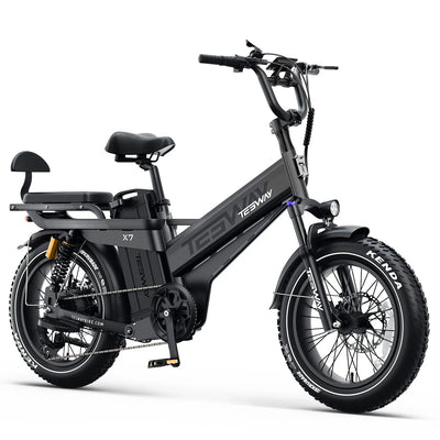 Tesway X7 PRO Long-Range Electric Bike, 52V 60Ah, 200-Mile Claimed Range
