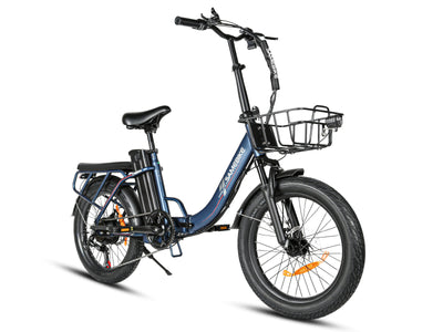 Samebike CY20 Pro Folding Commuter Electric Bike, Spoked Wheel
