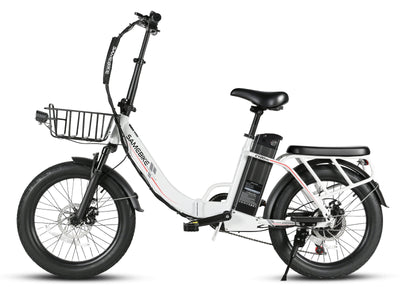 Samebike CY20 Pro Folding Commuter Electric Bike, Spoked Wheel