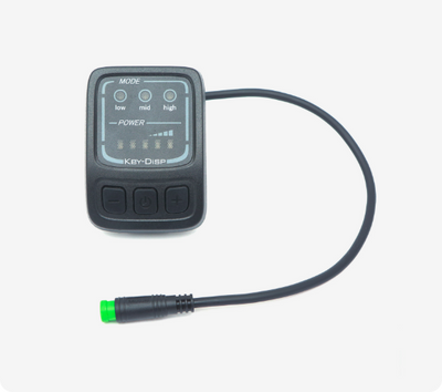 DWMEIGI KD26E display for the MG708 Hera, with its cable and connector