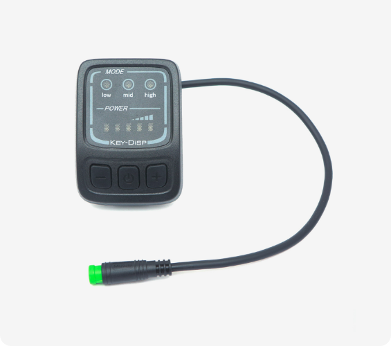 DWMEIGI KD26E display for the MG708 Hera, with its cable and connector