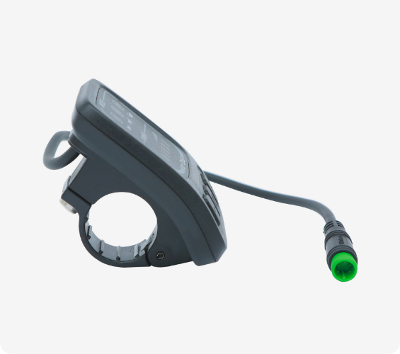 DWMEIGI KD26E display and handlebar clamp, side view