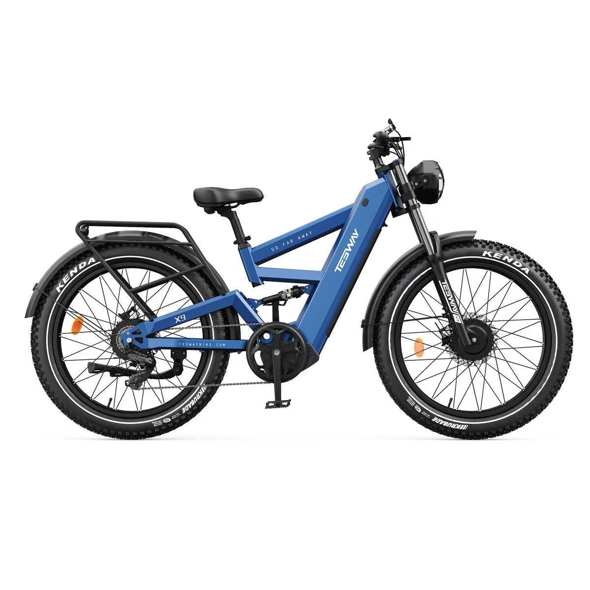 Tesway X9 Ultra 60V Dual-Motor Electric Mountain Bike, 4000W Peak
