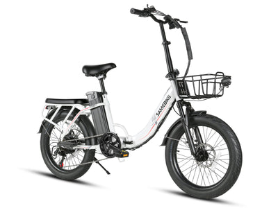 Samebike CY20 Pro Folding Commuter Electric Bike, Spoked Wheel