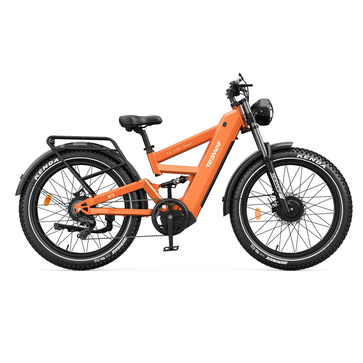 Tesway X9 Ultra 60V Dual-Motor Electric Mountain Bike, 4000W Peak