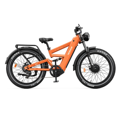 Tesway X9 Ultra 60V Dual-Motor Electric Mountain Bike, 4000W Peak