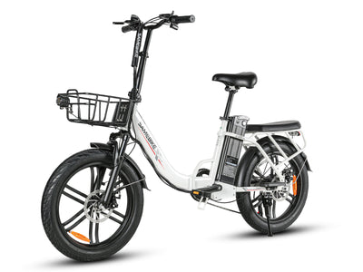 Samebike CY20 Pro Folding Commuter Electric Bike, Solid Wheel