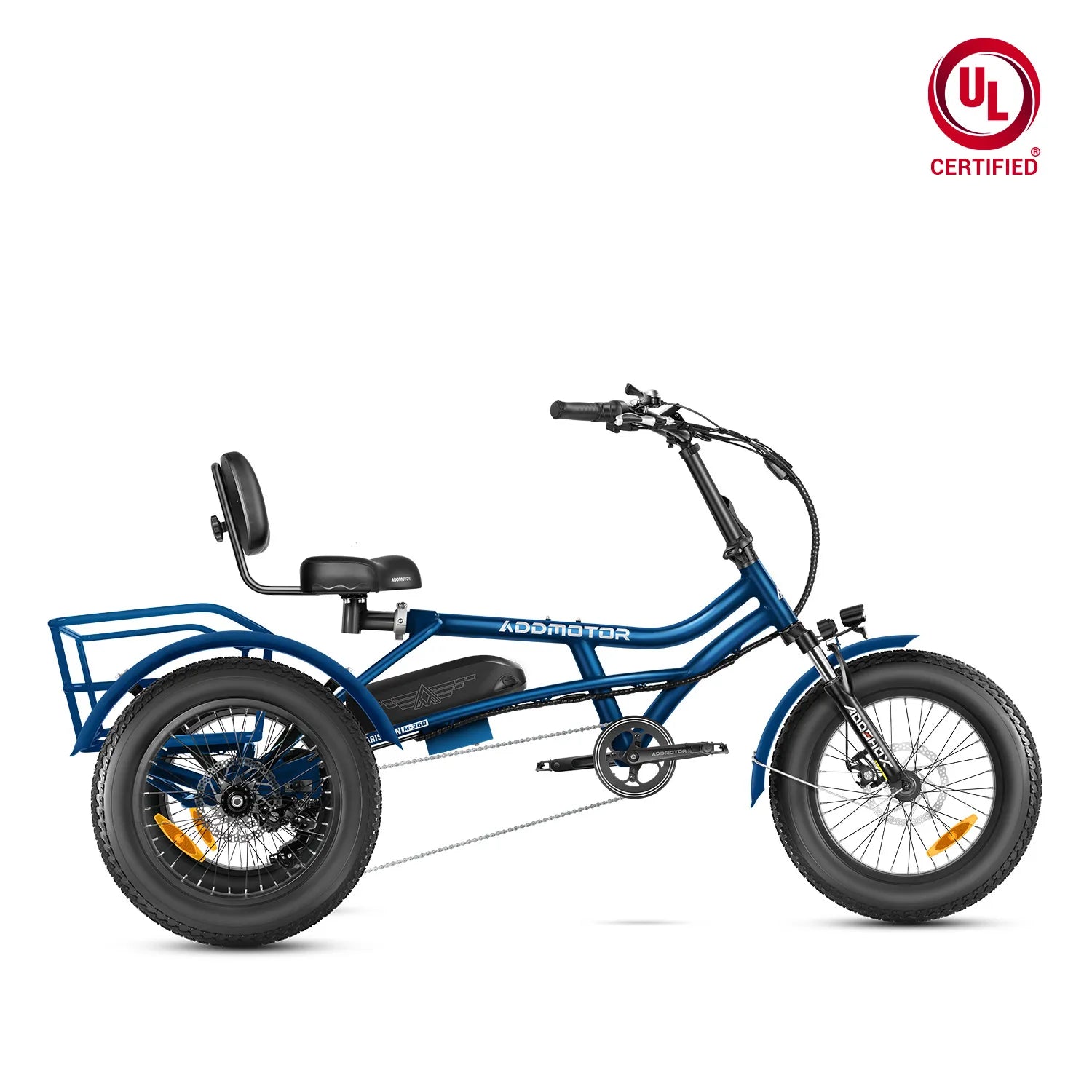 Addmotor Arisetan II M-360 Mini Semi-Recumbent eTrike — blue