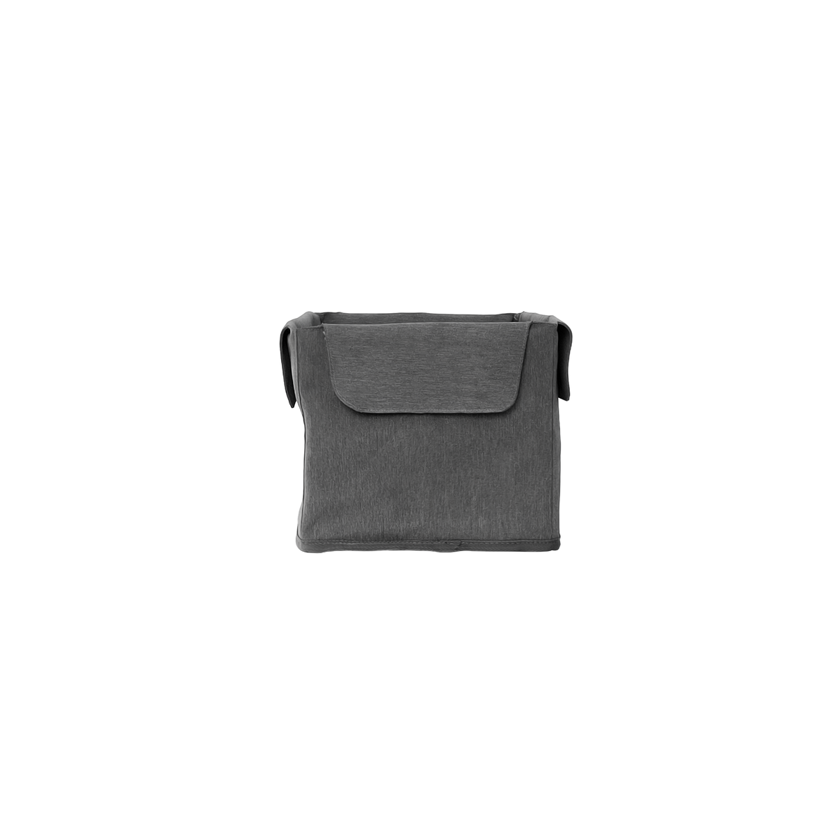 VTUVIA gray basket bag, closed