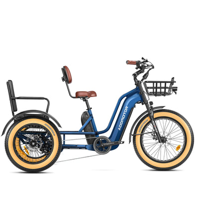 Addmotor Greattan L Passenger Electric Trike — neptune blue