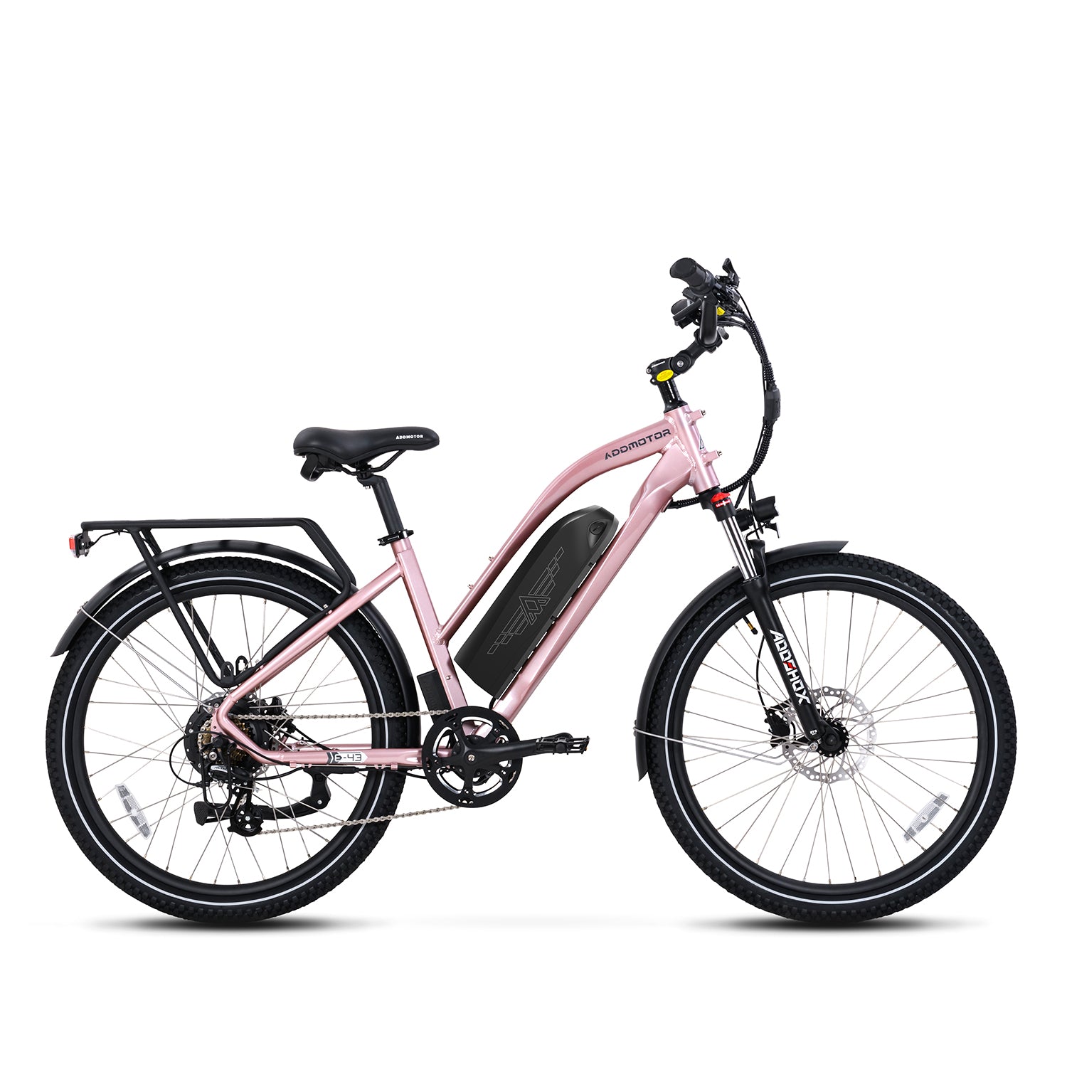 Addmotor Citypro E-43 Step-Thru Electric Bike — rose gold
