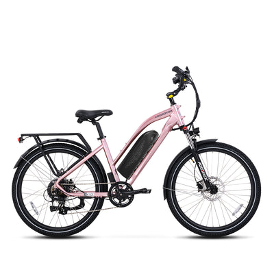 Addmotor Citypro E-43 Step-Thru Electric Bike — rose gold