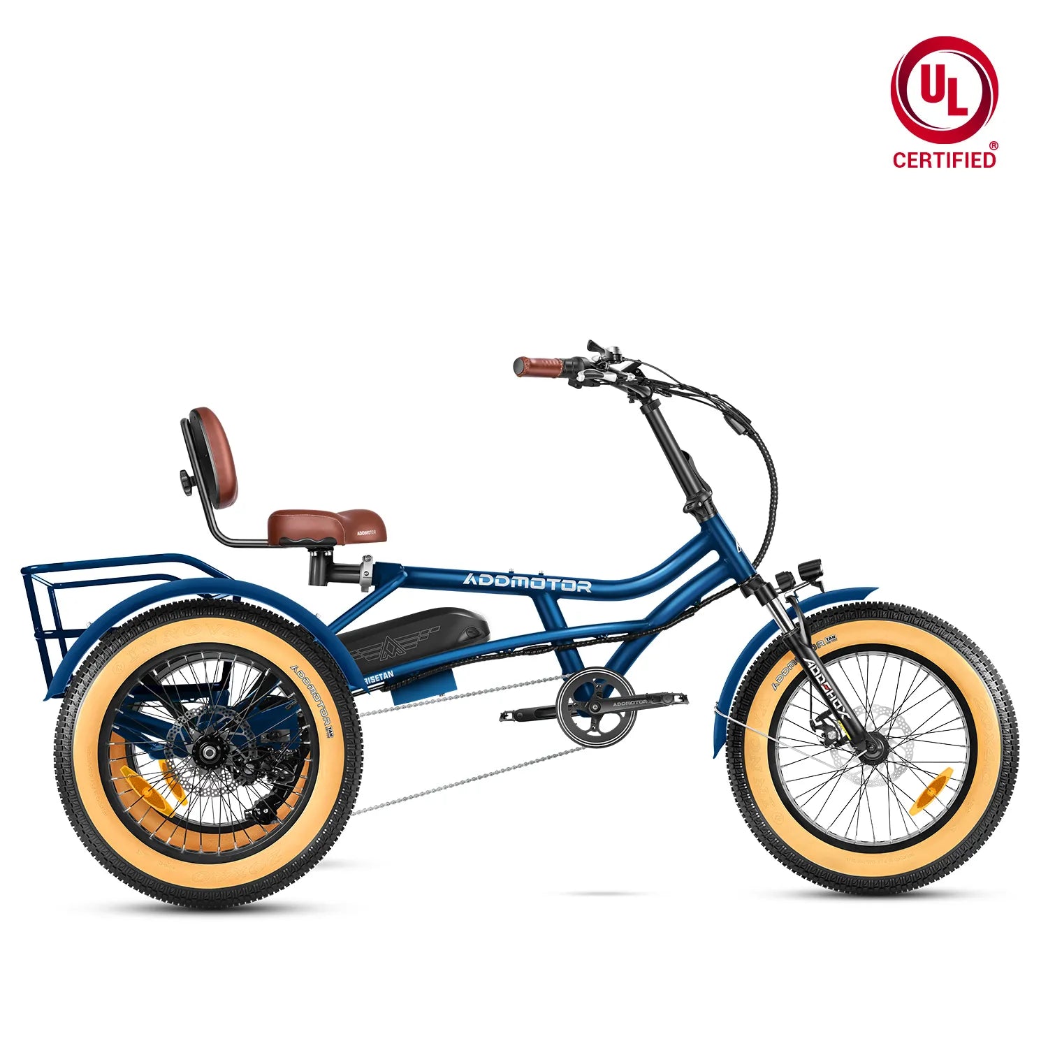 Addmotor Arisetan II M-360 Semi-Recumbent Electric Trike — blue