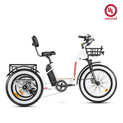 Addmotor Grandtan M-340 Off-Road Electric Trike — pearl white