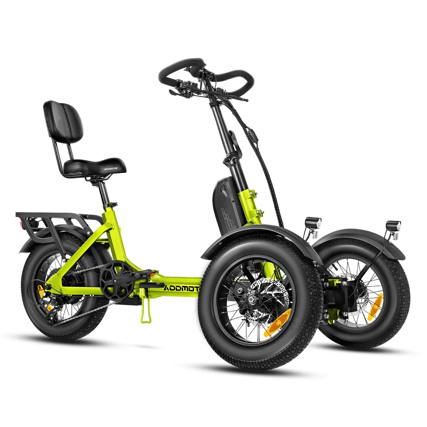 Addmotor SpytanX Reverse eTrike — olive green