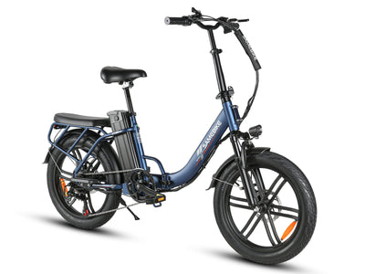 Samebike CY20 Pro Folding Commuter Electric Bike, Solid Wheel