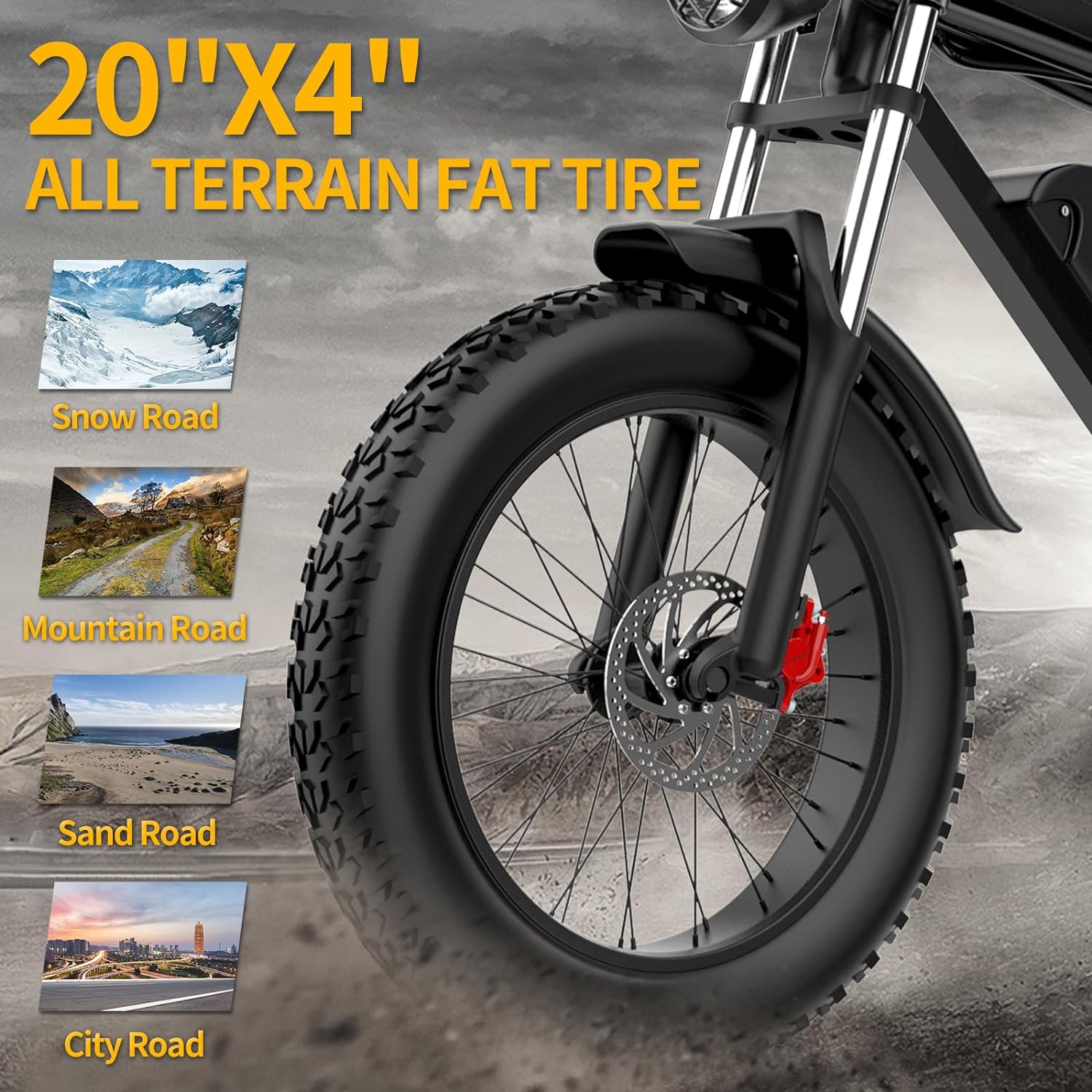 YVY K20 Pro Dual-Motor Fat Tire Electric Bike, Twin Battery