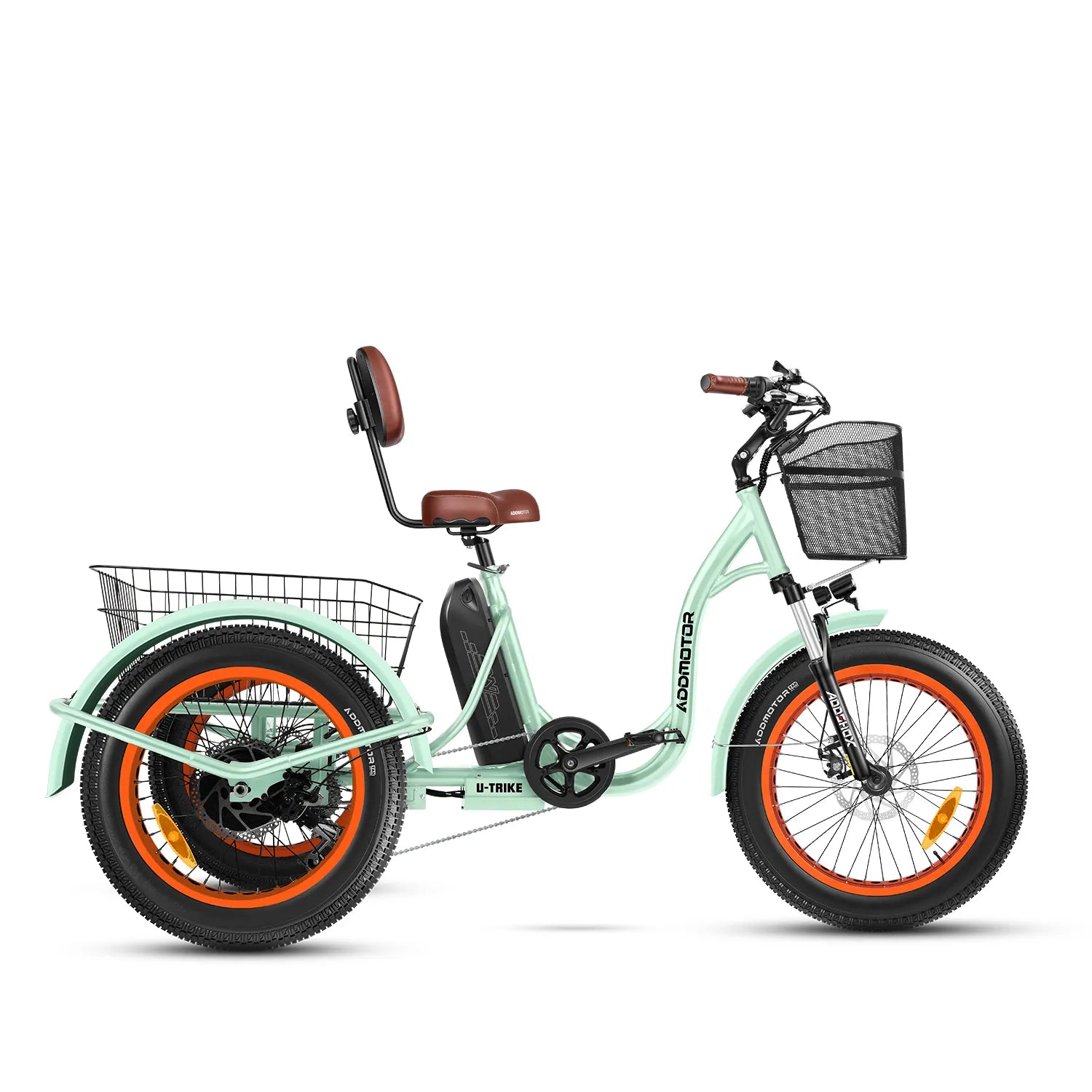 Addmotor U-Trike U-750 Tilting eTrike — mint green