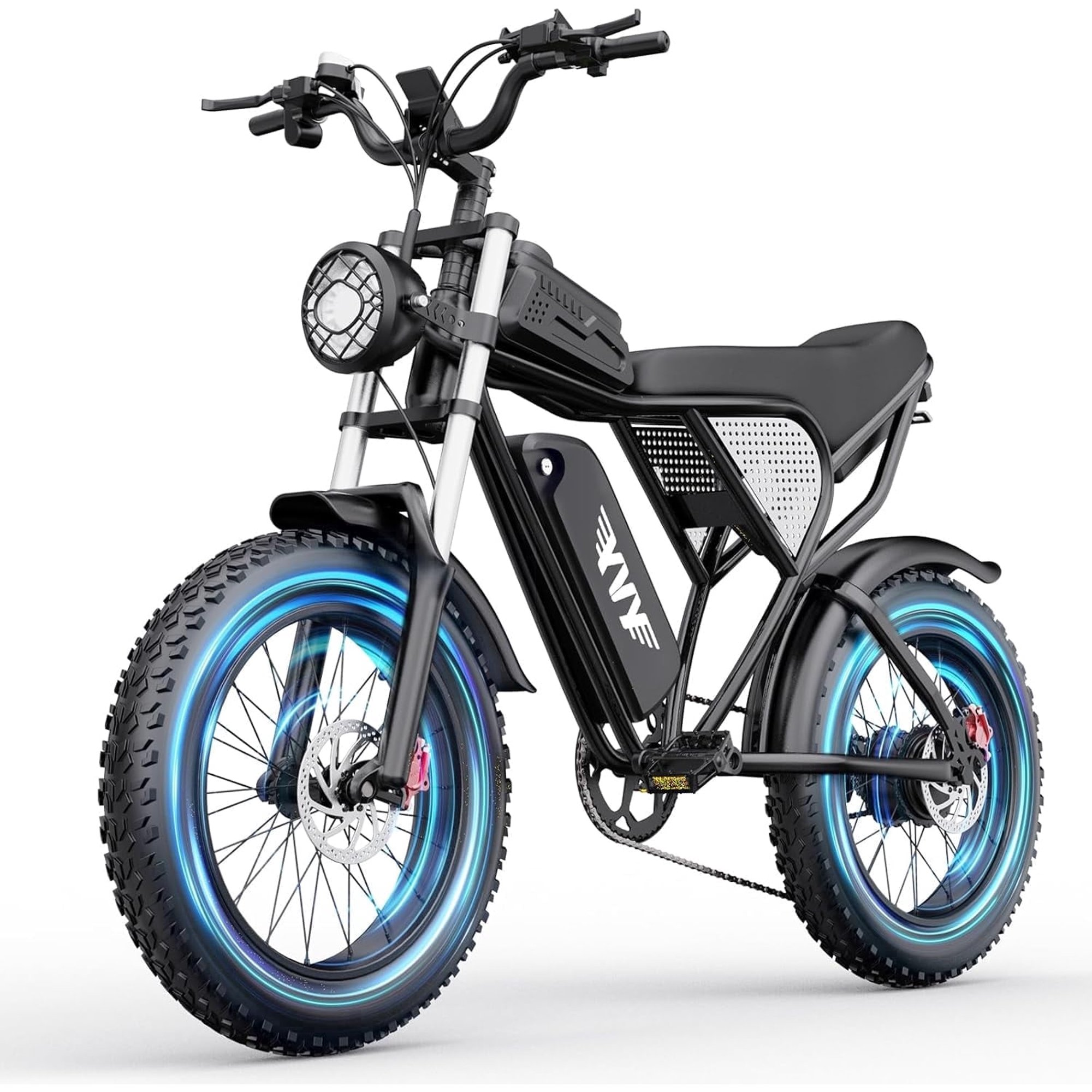 YVY K20 25Ah Fat Tire Electric Bike, Peak 2000W Full Suspension