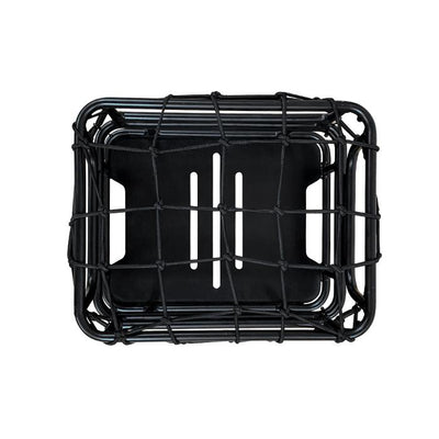 VTUVIA cargo net stretched over a rear basket