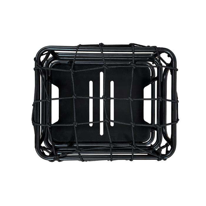 VTUVIA cargo net stretched over a rear basket