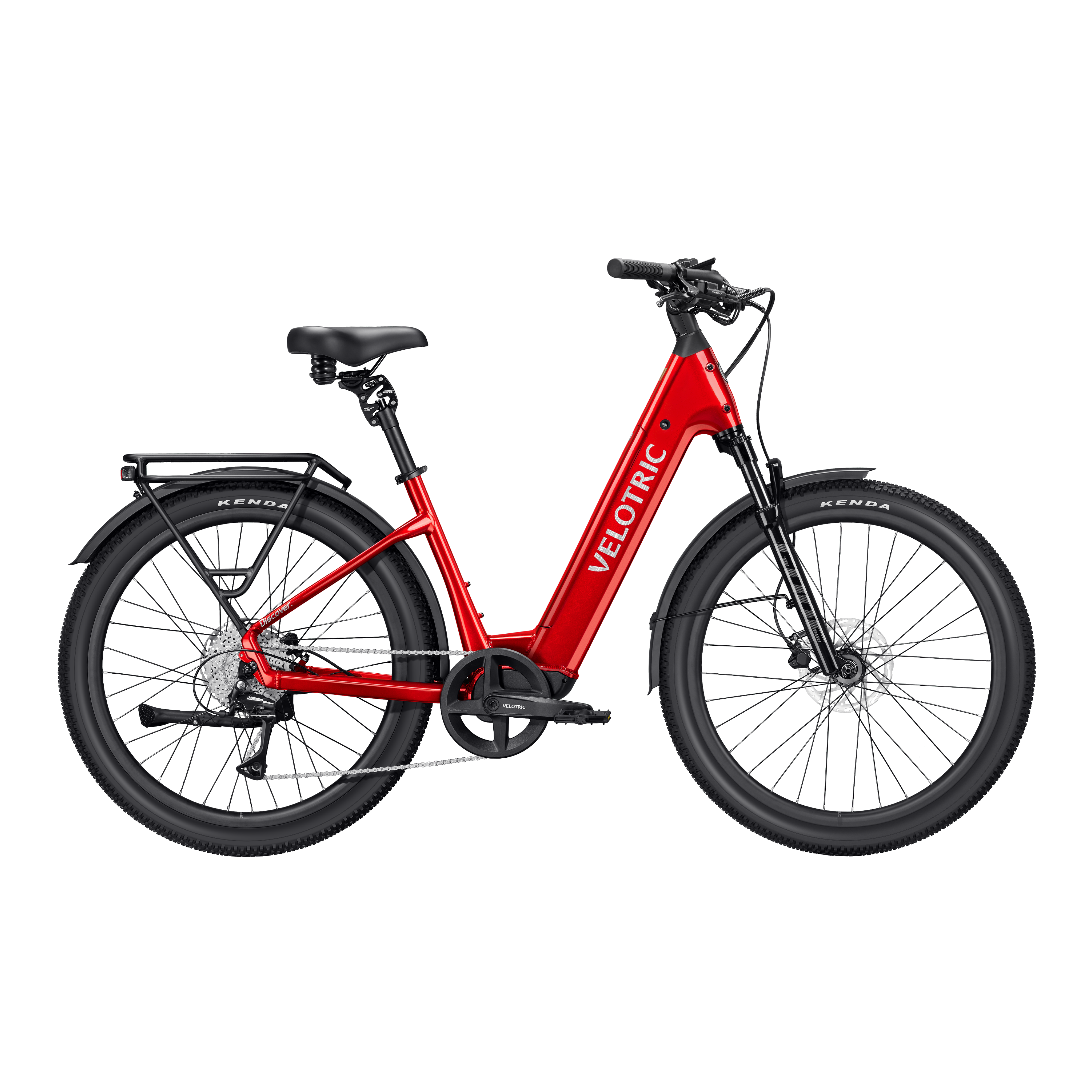 Velotric Discover 3 eBike in Cherry Crimson