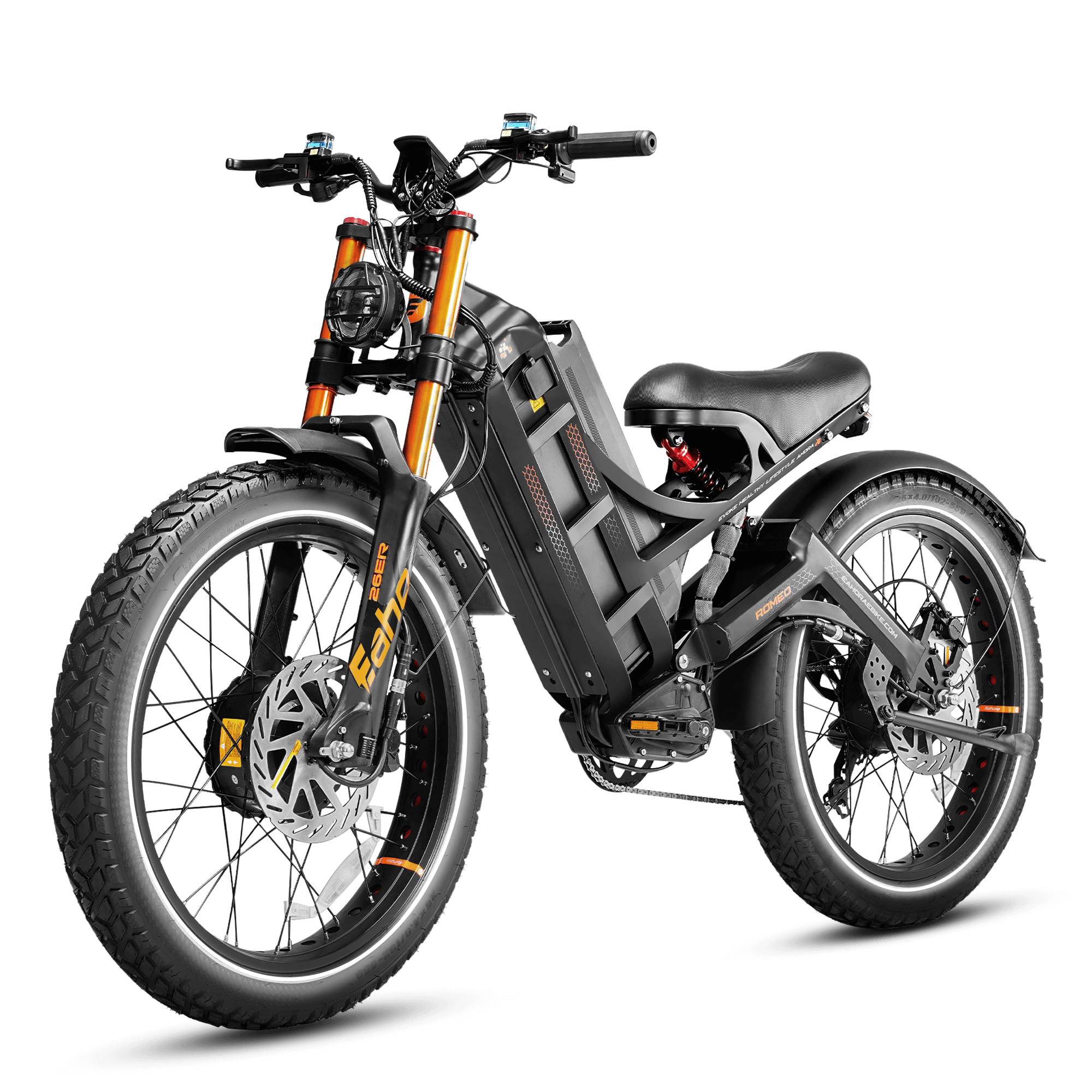 Eahora Romeo Pro III Moped-Style eBike in Black
