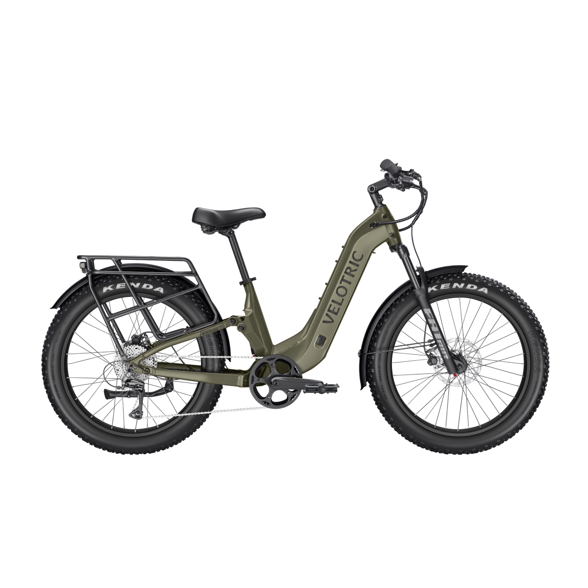 Velotric Nomad 2X Full Suspension Fat Tire eBike in Sage