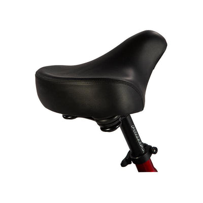 VTUVIA standard saddle, black, on a seatpost