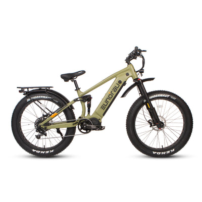 Eunorau SPECTER-S 4.0 in Army Green, drive-side profile
