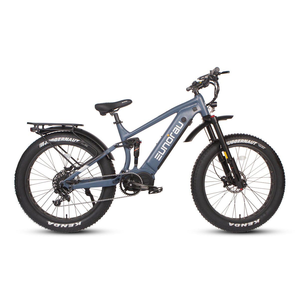 Eunorau SPECTER-S 4.0 in Moon Black, drive-side profile