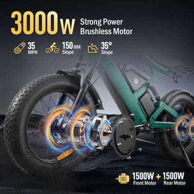 Smartravel Raptor ST202 Pro Dual Motor Electric Bike