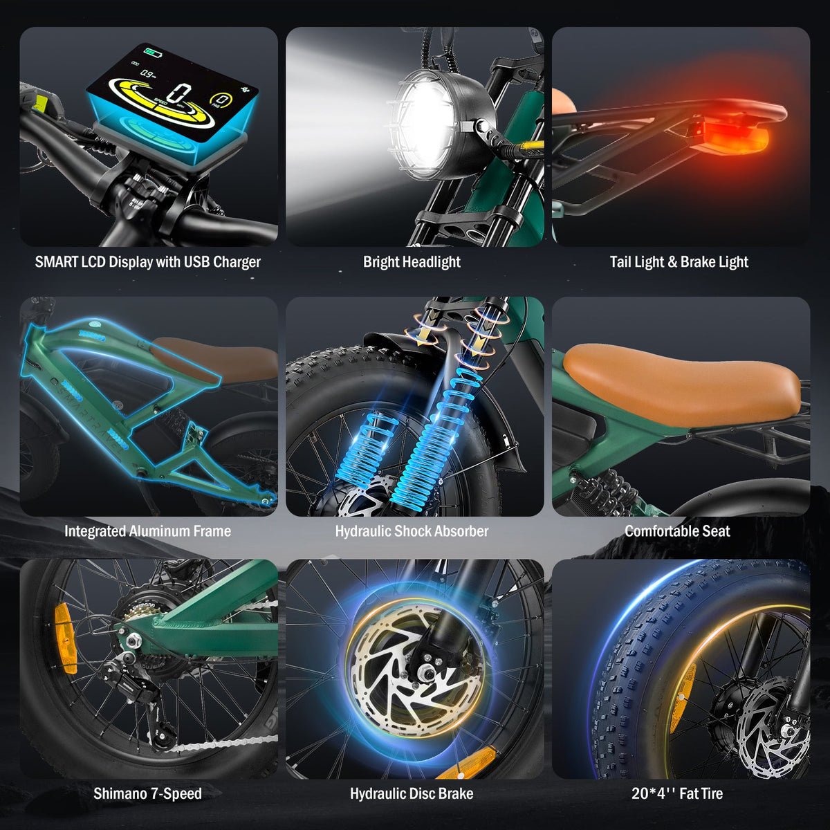 Smartravel Raptor ST202 Pro Dual Motor Electric Bike