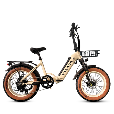 Cream SX20 Antelope with tan-wall tires, side view