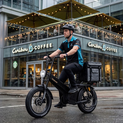 Tesway X7 AWD Dual-Motor Fat Tire Electric Bike, 3600W Peak, 52V 60Ah