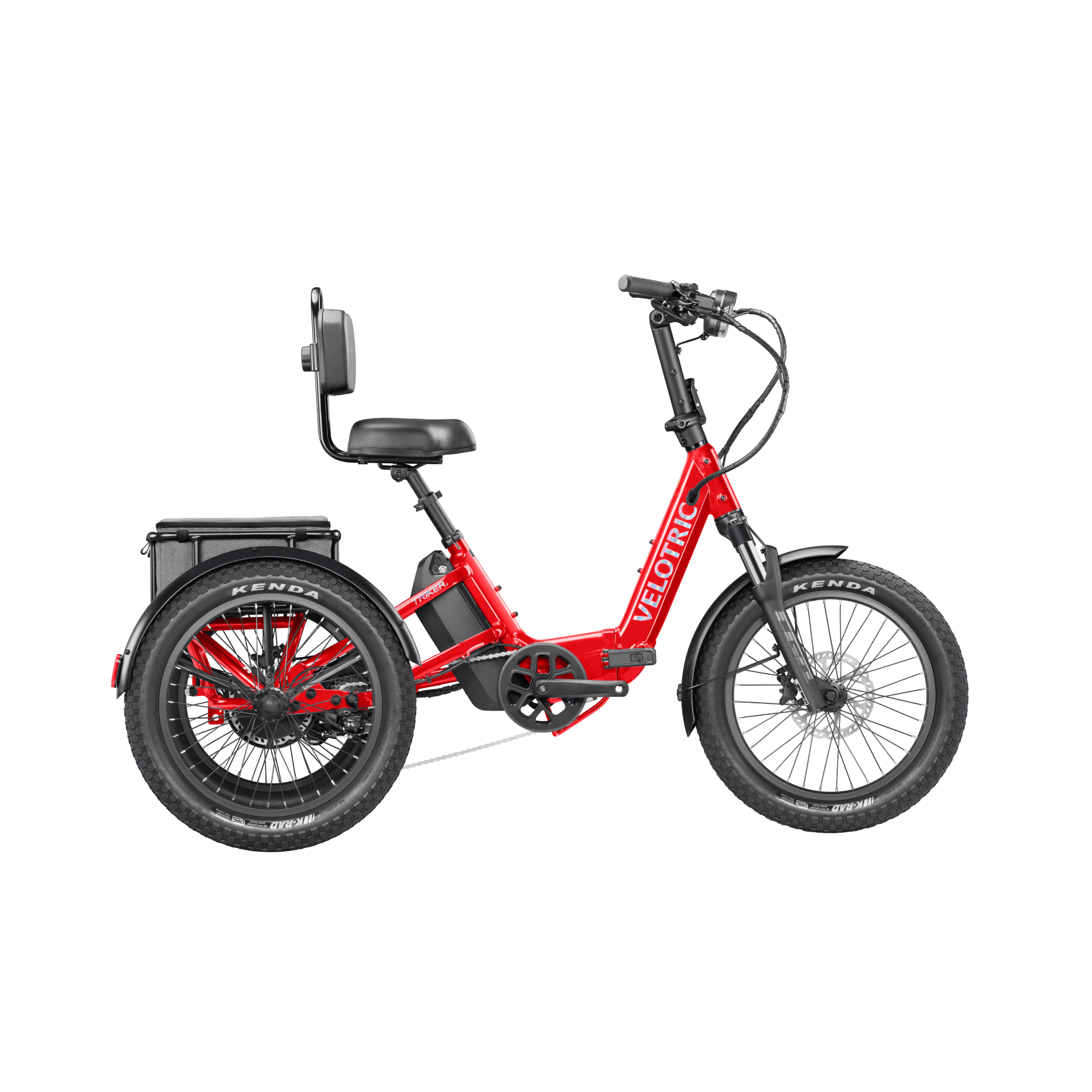 Velotric Triker Electric Tricycle in Cherry Crimson