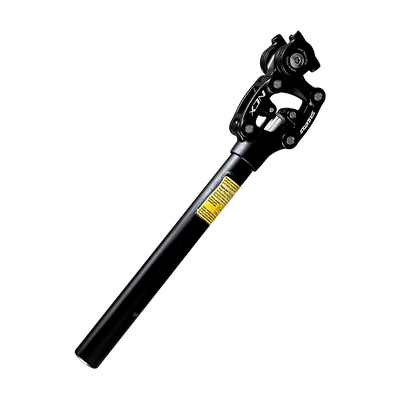 The suspension seatpost, angled view