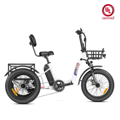 Addmotor Triketan M-330F Folding eTrike — white