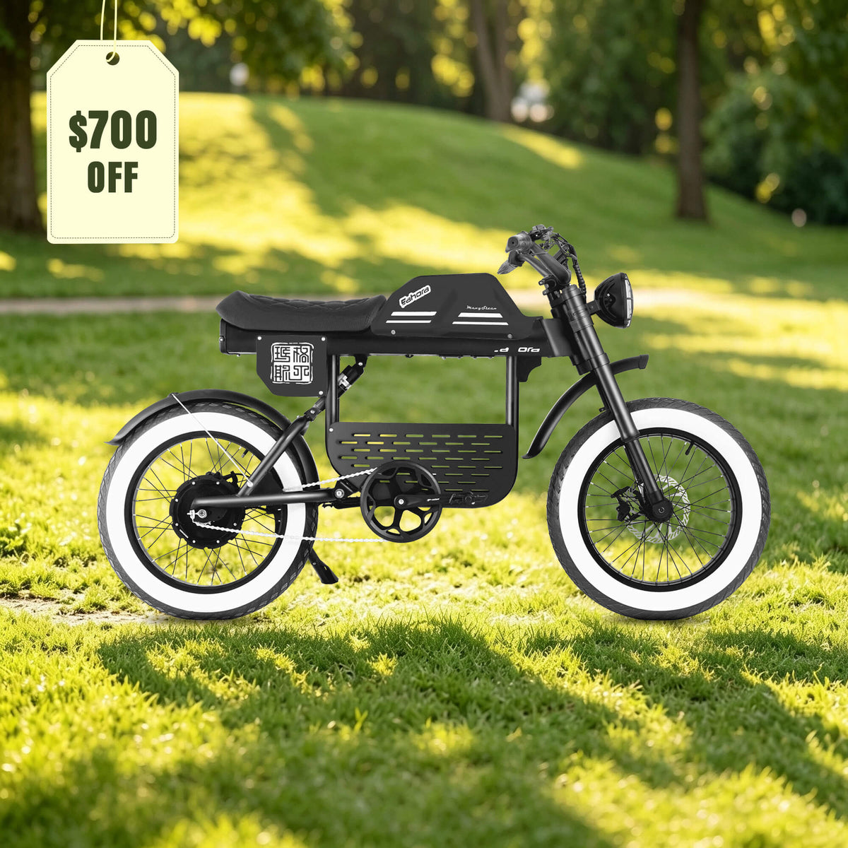 Eahora FT-01 Max Single-Speed Moped-Style Electric Bike