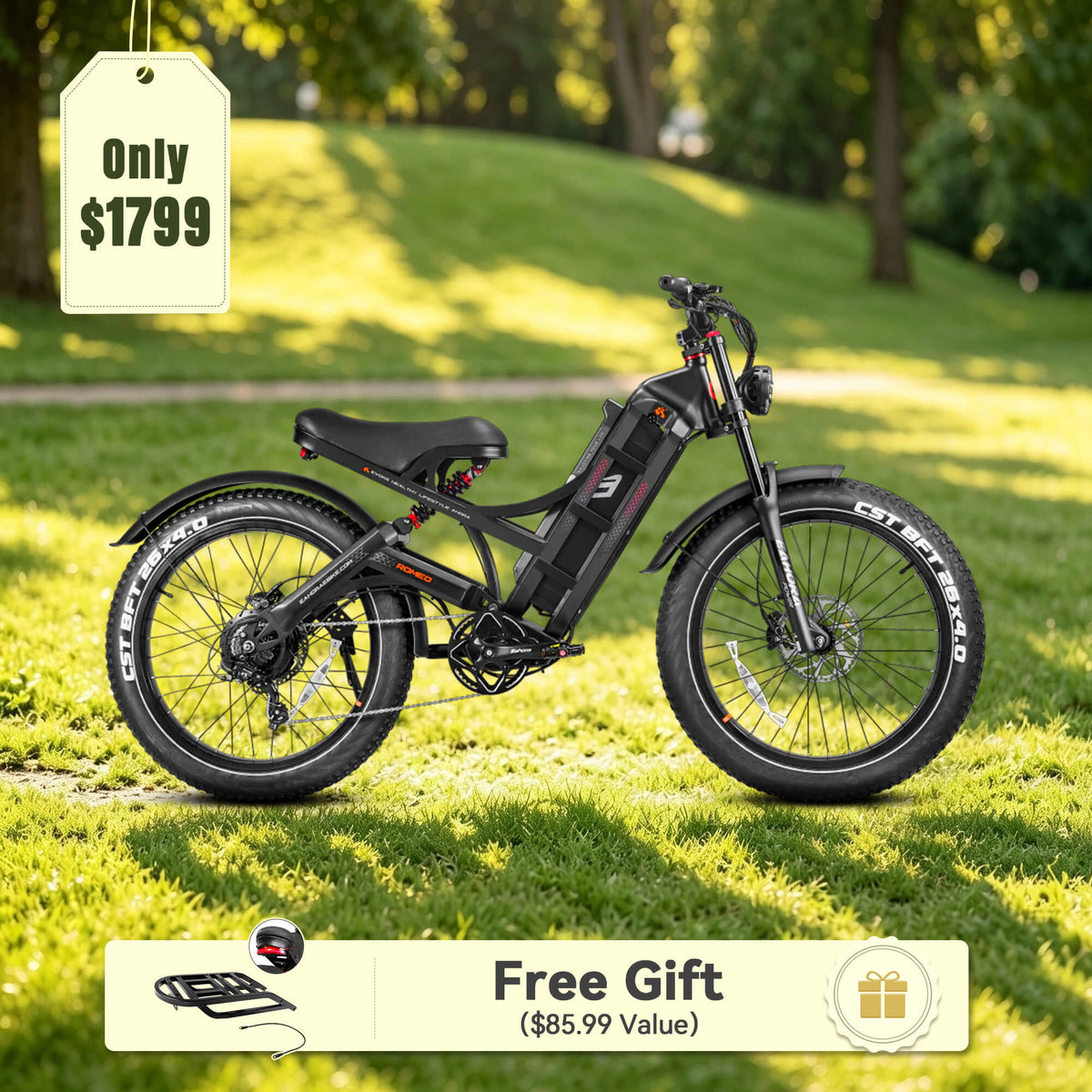Eahora Romeo Pro Moped-Style Electric Bike