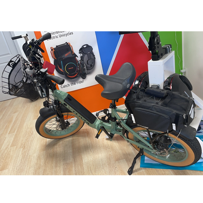 A green VTUVIA SX20 in a shop