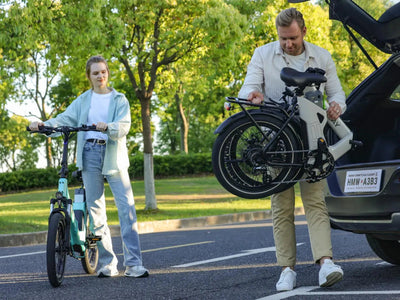 Himiway B3 Folding eBike – lifestyle