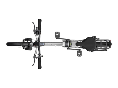 Himiway B3 Folding eBike – White – folded for storage