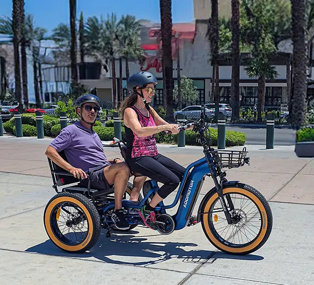 Addmotor Greattan L Passenger Electric Trike — neptune blue