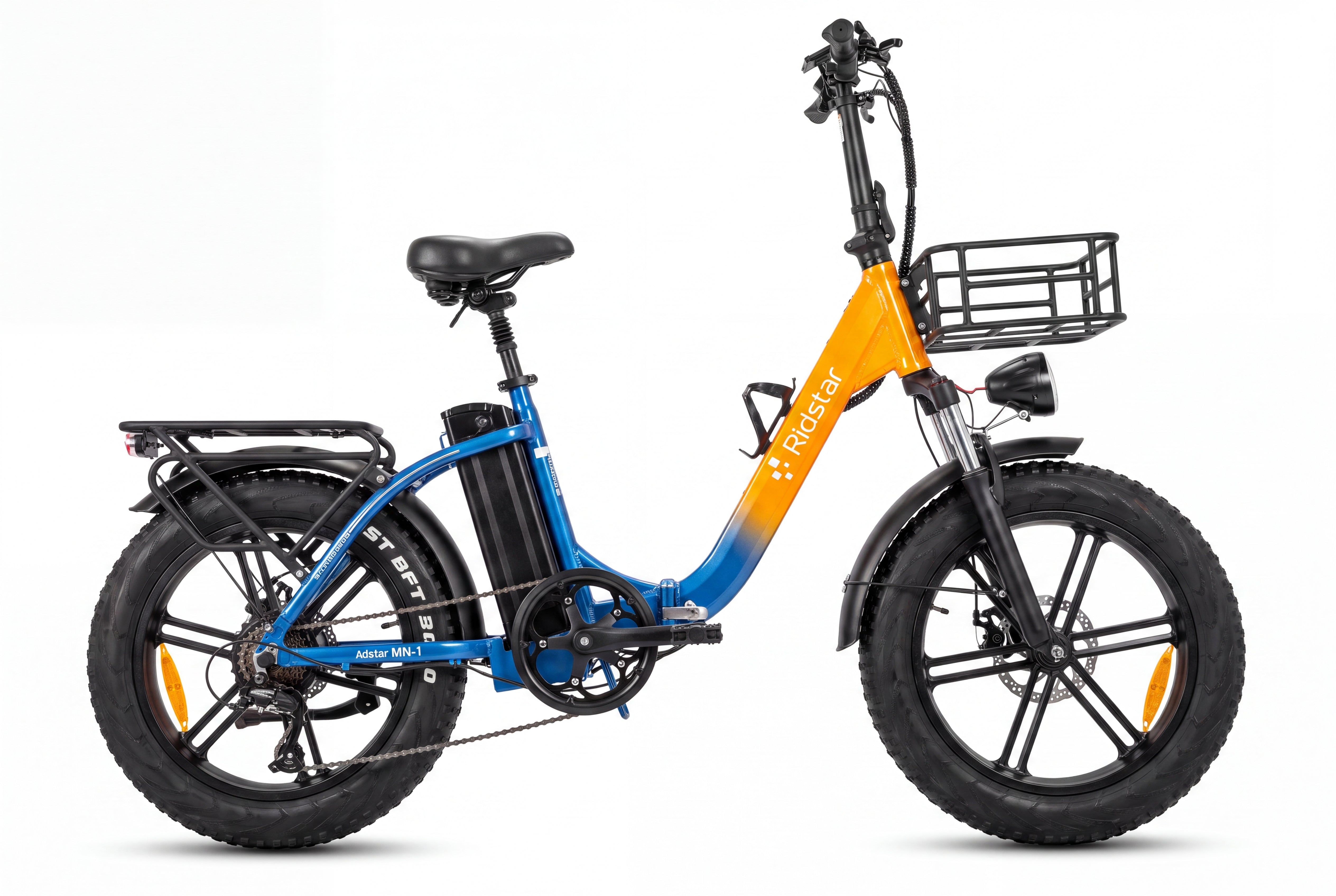 Ridstar MN20 1000W Fat Tire Folding Electric Bikes