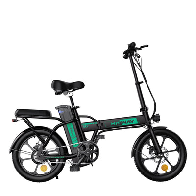BK5M Folding Ebike in black
