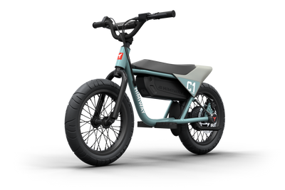 Himiway C1 Kids eBike in Bluish Gray – side profile