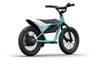 Himiway C1 Kids eBike in Cyan – detail view