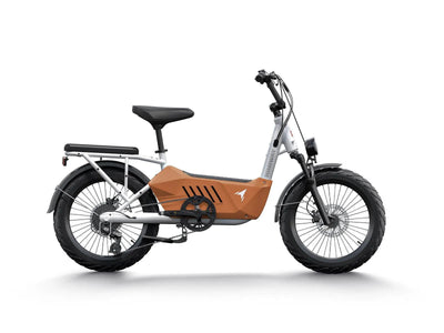 Himiway C3 Cargo eBike in Orange – front three-quarter left view